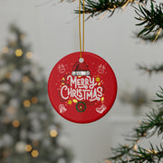 Merry Christmas Ceramic Ornaments holidays ornaments tree decoration ornament(1pc, 3pcs, 5pcs, 10pcs)