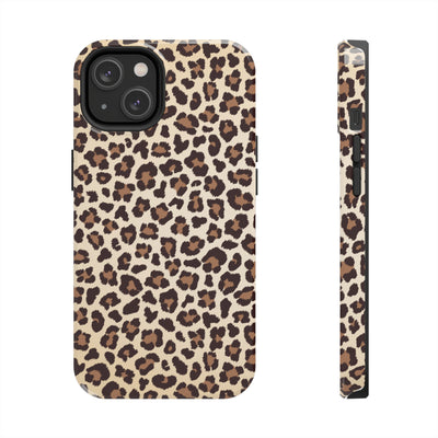 Trendy Leopard Print Phone Case, Tough iPhone Case, Animal Print Cover, Stylish Protector, Gift for Her