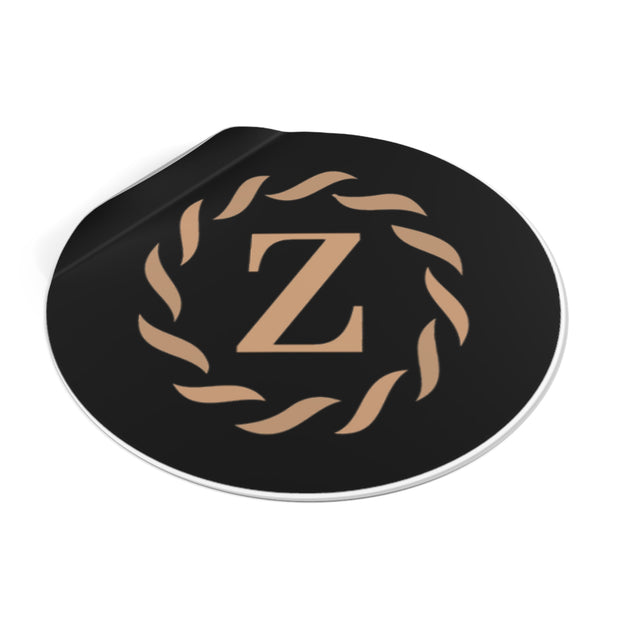 Zenglitz Home of Glamour Round Vinyl Stickers