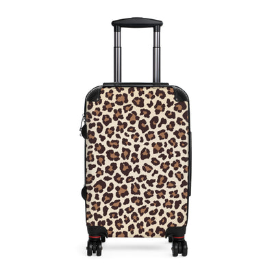 Leopard Print Suitcase, Leopard Print luggage on wheels, , luggage with lock, unique luggage, luggage with swivel, travel style, travel bag, weekender bag, spinner