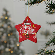 Merry Christmas Ceramic Ornaments holidays ornaments tree decoration ornament(1pc, 3pcs, 5pcs, 10pcs)