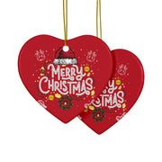 Merry Christmas Ceramic Ornaments holidays ornaments tree decoration ornament(1pc, 3pcs, 5pcs, 10pcs)