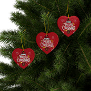 Merry Christmas Ceramic Ornaments holidays ornaments tree decoration ornament(1pc, 3pcs, 5pcs, 10pcs)