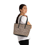 Leopard PU Leather Shoulder Bag - Leopard All Over Print - Leopard Leather Shoulder Bag - Leopard Print Purse - Leopard Print Bag - Cheetah Print Shoulder Bag