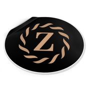 Zenglitz Home of Glamour Round Vinyl Stickers