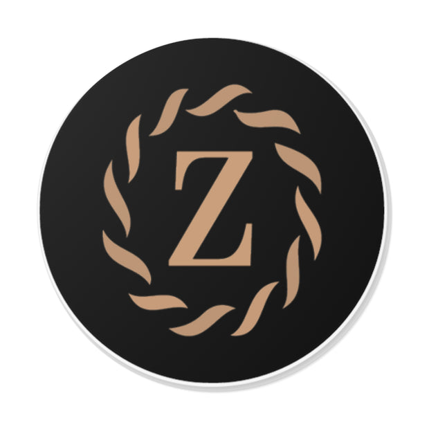 Zenglitz Home of Glamour Round Vinyl Stickers