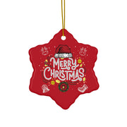 Merry Christmas Ceramic Ornaments holidays ornaments tree decoration ornament(1pc, 3pcs, 5pcs, 10pcs)