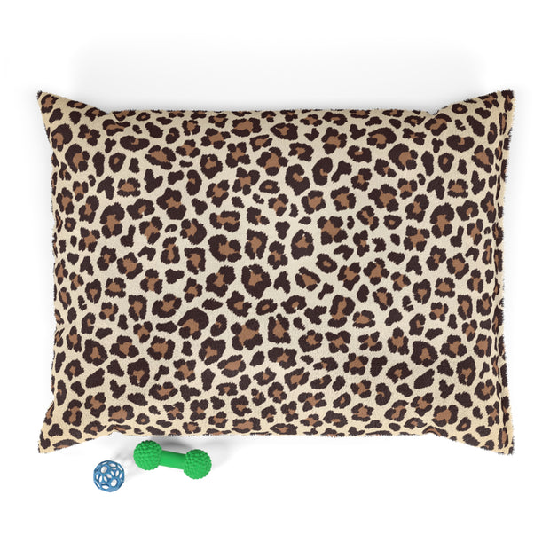 Animal Leopard Print Pet | Bed Soft Fluffy Dog Bed | Comfy Cozy Bed | Dog Bedding | Cat Bedding