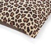 Animal Leopard Print Pet | Bed Soft Fluffy Dog Bed | Comfy Cozy Bed | Dog Bedding | Cat Bedding