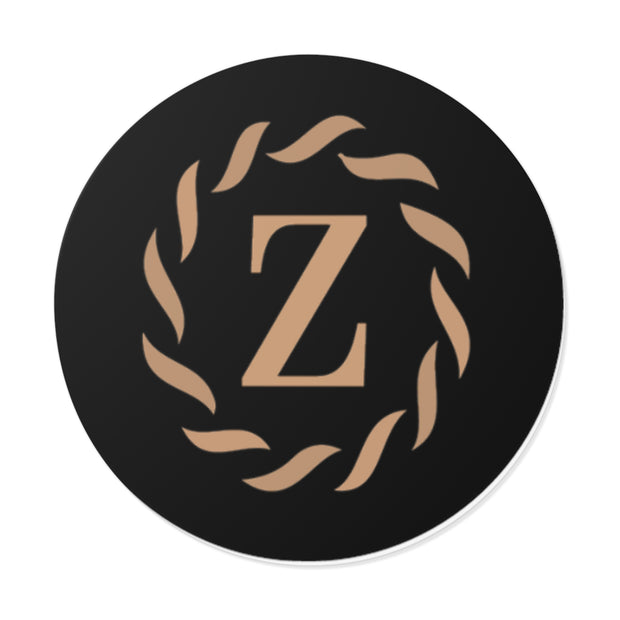 Zenglitz Home of Glamour Round Vinyl Stickers