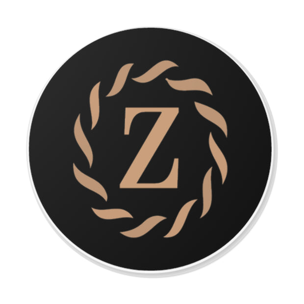 Zenglitz Home of Glamour Round Vinyl Stickers