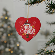 Merry Christmas Ceramic Ornaments holidays ornaments tree decoration ornament(1pc, 3pcs, 5pcs, 10pcs)