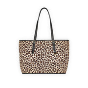 Leopard PU Leather Shoulder Bag - Leopard All Over Print - Leopard Leather Shoulder Bag - Leopard Print Purse - Leopard Print Bag - Cheetah Print Shoulder Bag