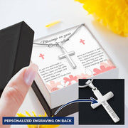 Celebrate Faith with a Personalized His/Hers Confirmation Cross Necklace: Blessings and Inspiration