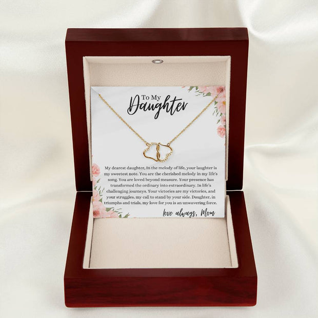 Celebrate Mother-Daughter Bond with Everlasting Love Necklace & Personal Message