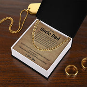 To My Uncle Dad|Cuban Link Chain