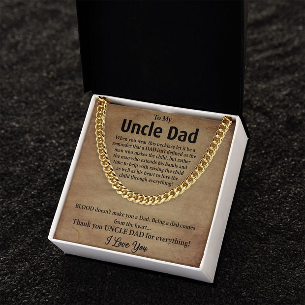 To My Uncle Dad|Cuban Link Chain