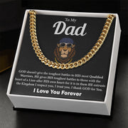 To My Dad |Cuban Link Chain