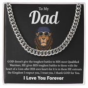 To My Dad |Cuban Link Chain