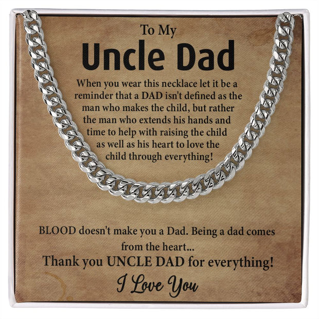 To My Uncle Dad|Cuban Link Chain