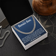 To My Bonus Son |Cuban Link | Cuban Link Chain