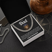 To My Dad |Cuban Link Chain