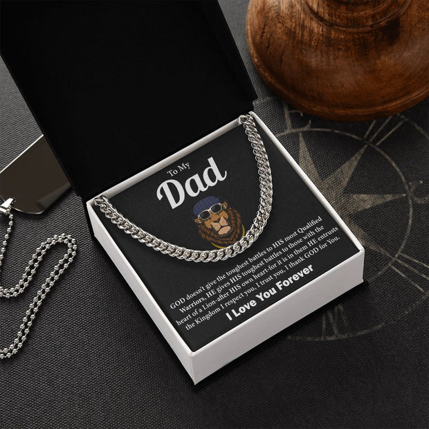 To My Dad |Cuban Link Chain