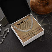 To My Uncle Dad|Cuban Link Chain