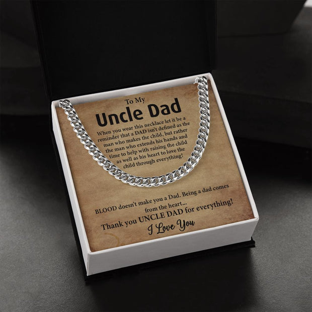 To My Uncle Dad|Cuban Link Chain