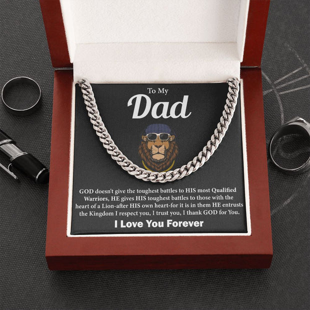 To My Dad |Cuban Link Chain