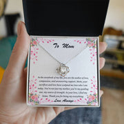 Celebrate Mom with Love Knot Necklace & a Heartfelt Message