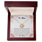 Celebrate Mom with Love Knot Necklace & a Heartfelt Message