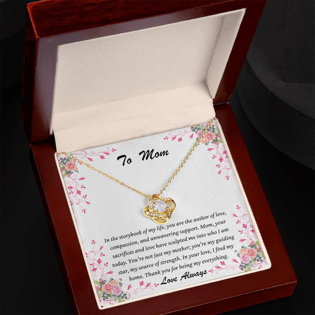 Celebrate Mom with Love Knot Necklace & a Heartfelt Message