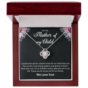 To the Mother of My Child | Love Knot Necklace| Mother's Day| Birthday