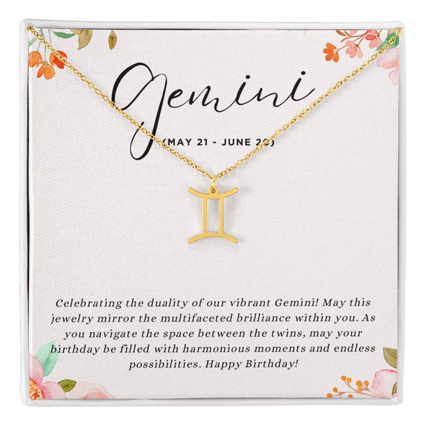 Celebrate Her Sparkling Spirit with a Personalized Zodiac Necklace: Happy Birthday, Gemini!