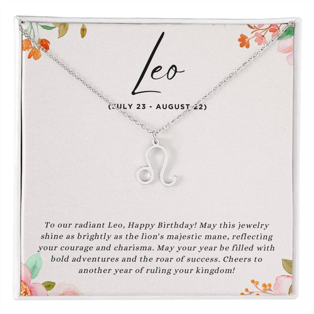 Celebrate Her Fiery Spirit with a Personalized Zodiac Necklace: Happy Birthday, Leo!