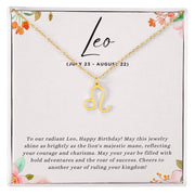 Celebrate Her Fiery Spirit with a Personalized Zodiac Necklace: Happy Birthday, Leo!