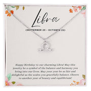 Celebrate Her Gracious Spirit with a Personalized Zodiac Necklace: Happy Birthday, Libra!