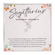 Celebrate Her Free Spirit with a Personalized Zodiac Necklace: Happy Birthday, Sagittarius!