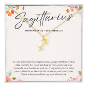 Celebrate Her Free Spirit with a Personalized Zodiac Necklace: Happy Birthday, Sagittarius!