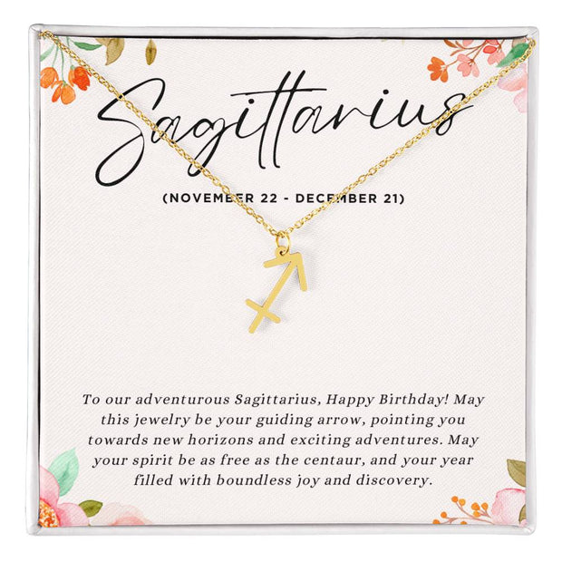 Celebrate Her Free Spirit with a Personalized Zodiac Necklace: Happy Birthday, Sagittarius!