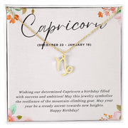 Celebrate Her Tenacious Spirit with a Personalized Zodiac Necklace: Happy Birthday, Capricorn!