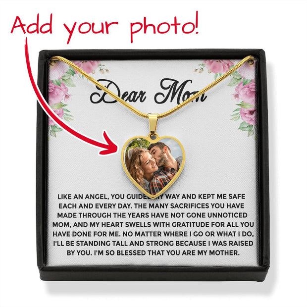 Dear Mom Custom Heart