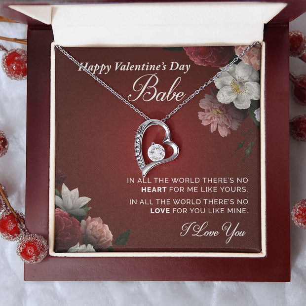 To My Babe |  Forever Love Necklace |