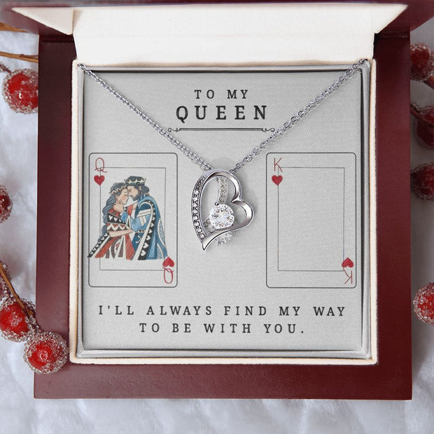 Forever Love Necklace- To My Queen