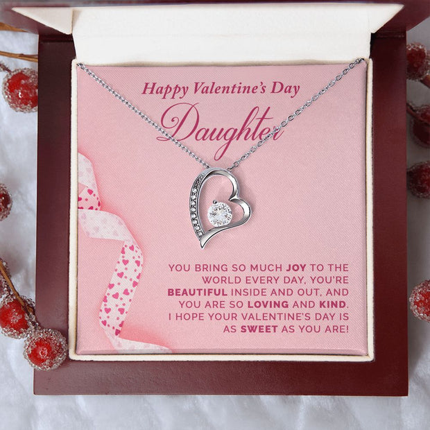 To My Daughter |  Forever Love Necklace |