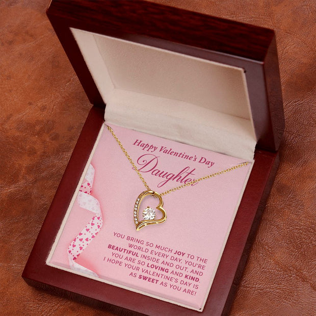 To My Daughter |  Forever Love Necklace |