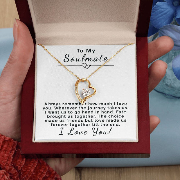 To My Soulmate | Forever Love Necklace