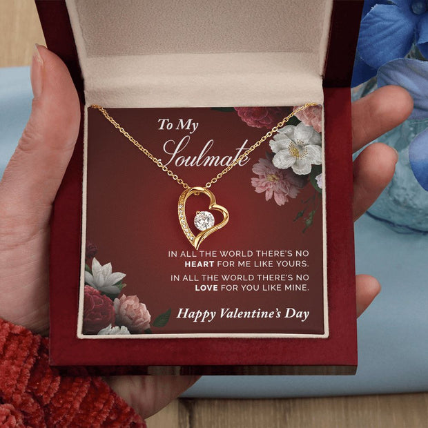 To My Soulmate |  Forever Love Necklace |