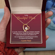 To My Beautiful Mom|  Forever Love Necklace | Mother's Day| Birthday